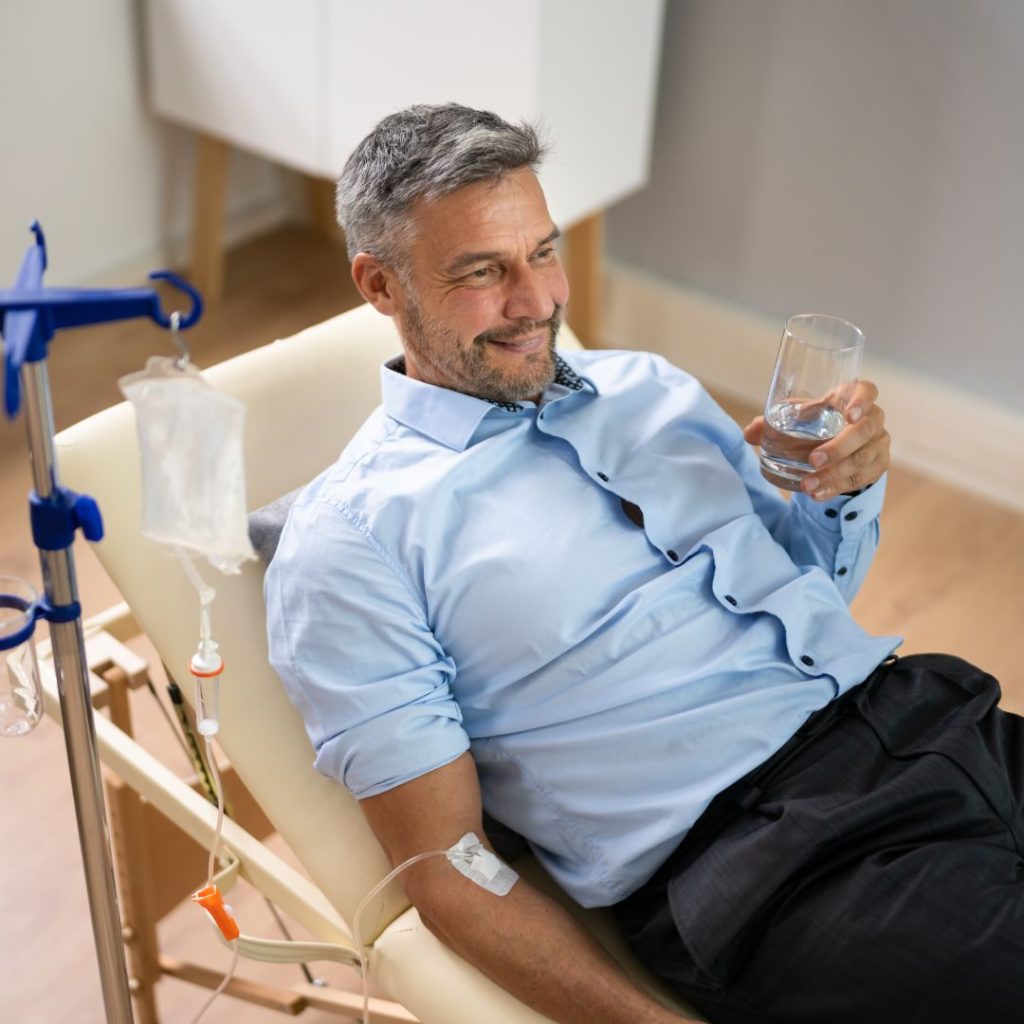 IV drip therapy Bali hangover recovery